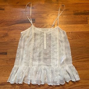 Sheer white tank